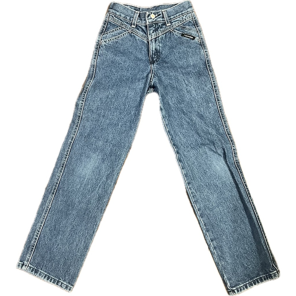 Vintage Rocky Mountain Girl’s Sz 8 Reg Bareback Yoke Denim Jeans
